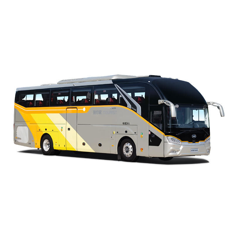 Автобус с ручной коробкой передач Luxury 50 Seater Diesel Tourist Coach Bus с массой груза 18000kg