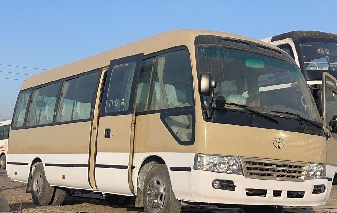Japan Toyo ta Coaster 30-местный LHD автобус с коробкой передач DF5S410 и максимальной скоростью 91 110 км/ч