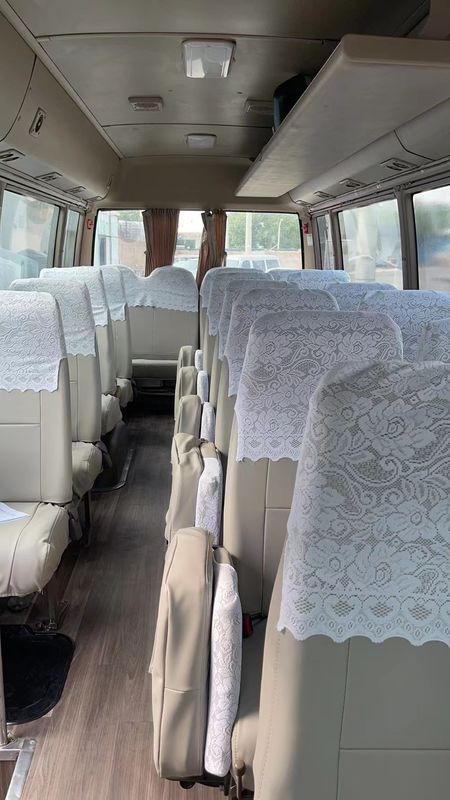 Ручная коробка передач 7м LHD Подержанный пассажирский мини-автобус 30 мест Автобус