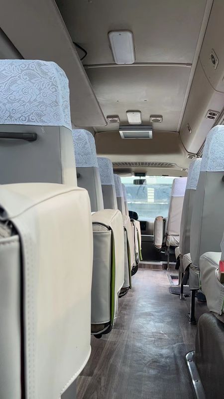 Ручная коробка передач 7м LHD Подержанный пассажирский мини-автобус 30 мест Автобус