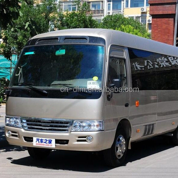16-22 места Dongfeng LHD Coaster Mini Bus с задним багажным отсеком объем 0,25 м3