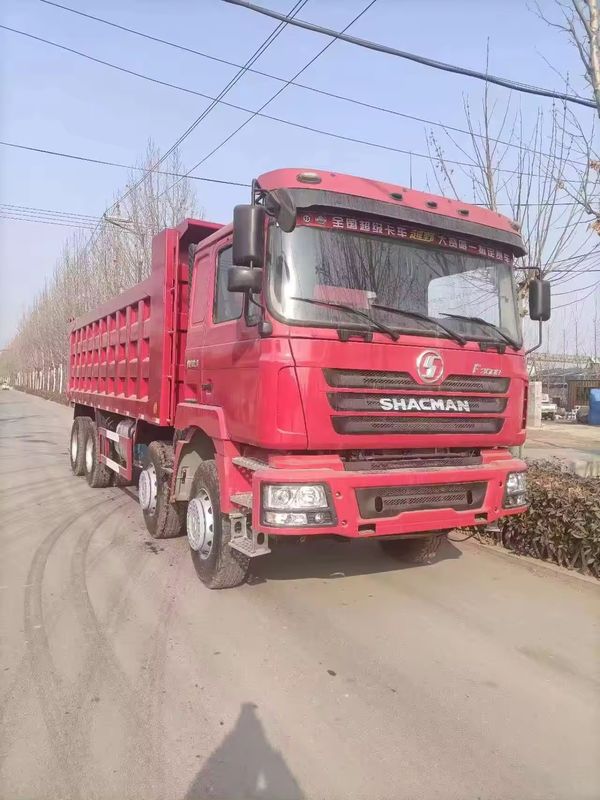 Переход номер 12 Использованный SHACMAN Дэмп-Трак 8X4 6X4 420 HP для тяжелой добычи полезных ископаемых