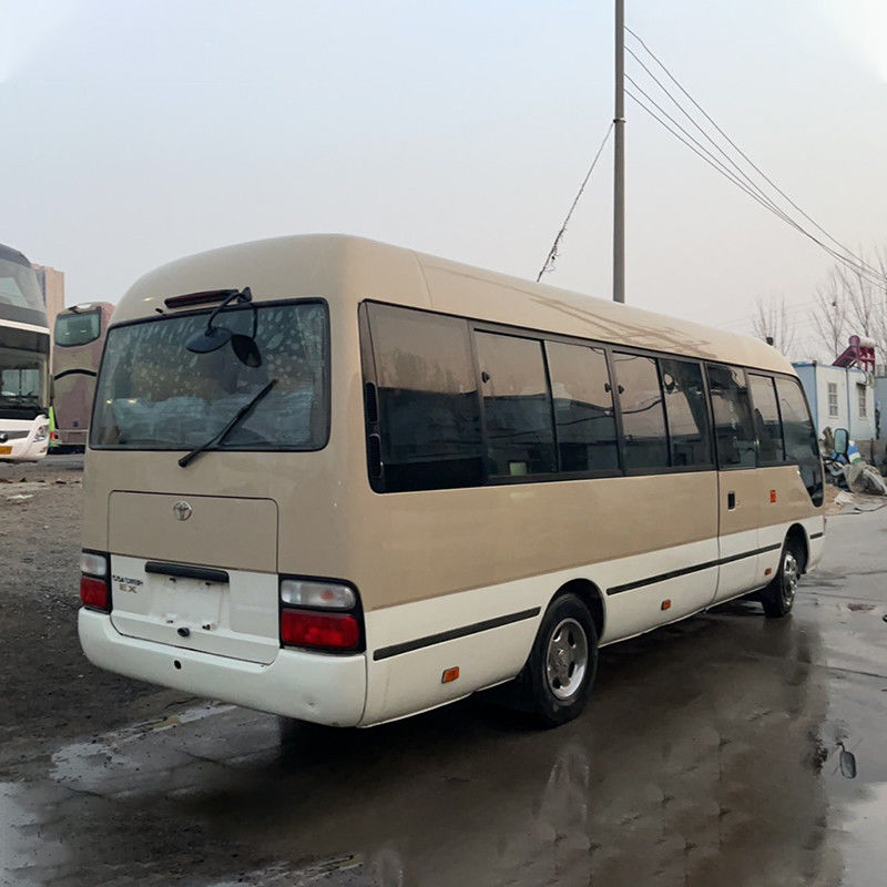 16/10 Угол подхода/вылета Использованный автобус Toyota Coaster с стандартом выбросов Евро 2