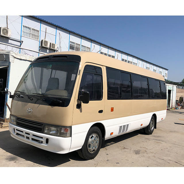 Подержанный левоуправляемый Toyota Coaster Mini Bus 20 мест с дополнительным кондиционером