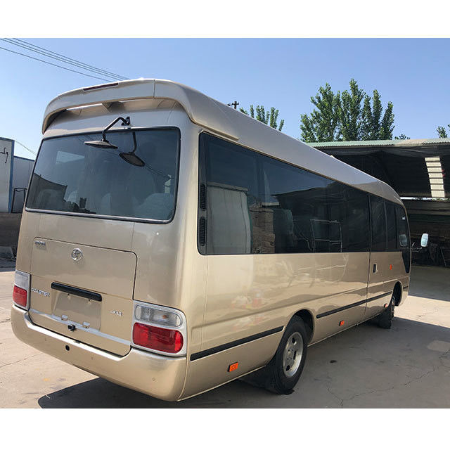 Подержанный левоуправляемый Toyota Coaster Mini Bus 20 мест с дополнительным кондиционером