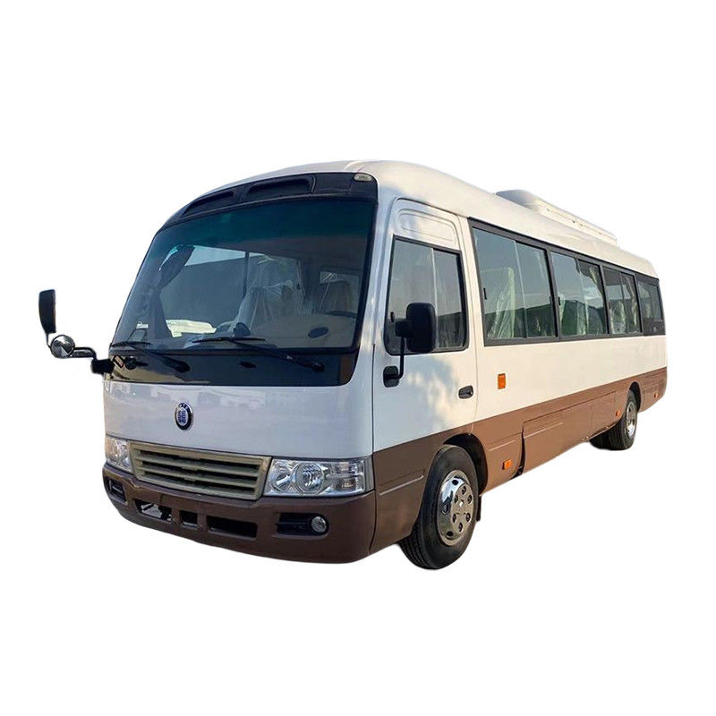 Доступный подержанный LHD Toyota Coaster Bus 30-местный мини-ван с низким расходом топлива