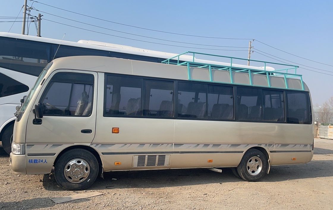 Реконструированный 23 6-местный автобус Toyota Coaster используется с двигателем модели 15B-FT