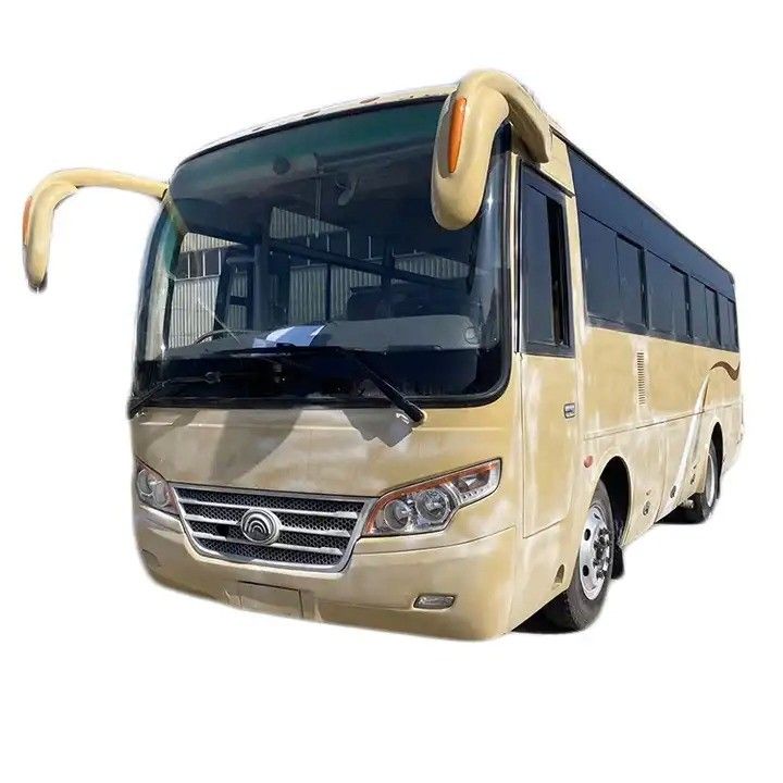 35 мест LHD подержанные автобусы и автобусы с ручной коробкой передач и доступные