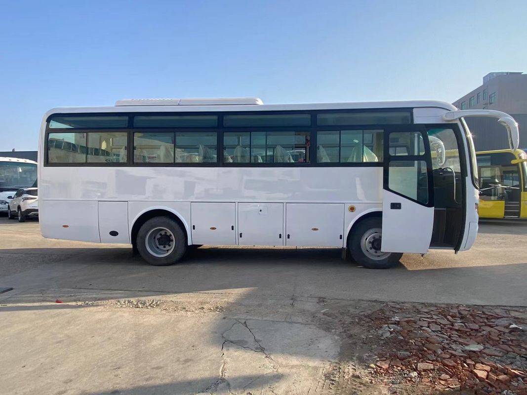 Подержанный дизельный мини-городской автобус для Африки 35 мест Ручная коробка передач