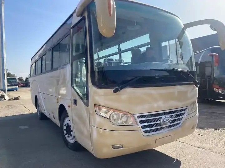 Лепестковая подвеска 35 мест Автобус с вспомогательным рулем и роскошными сиденьями