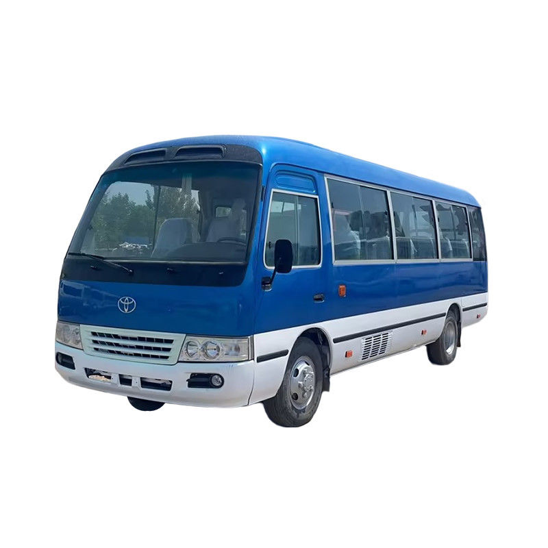 16-30 мест Подержанный автобус Toyota Coaster с стандартом выбросов Евро 3 в хорошем состоянии