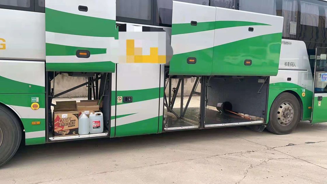 65-67 мест LHD Coach Bus с дизельным топливом и максимальной скоростью 100 км/ч