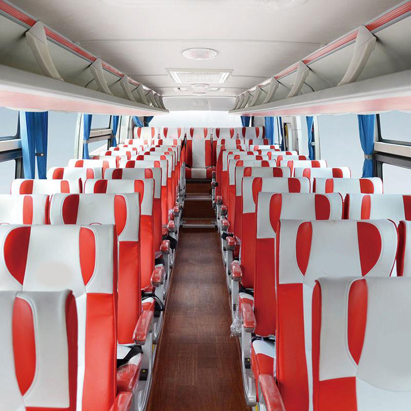 Автобус общественного транспорта 12 м 50 мест LHD Luxury Coach Bus с подвеской листья