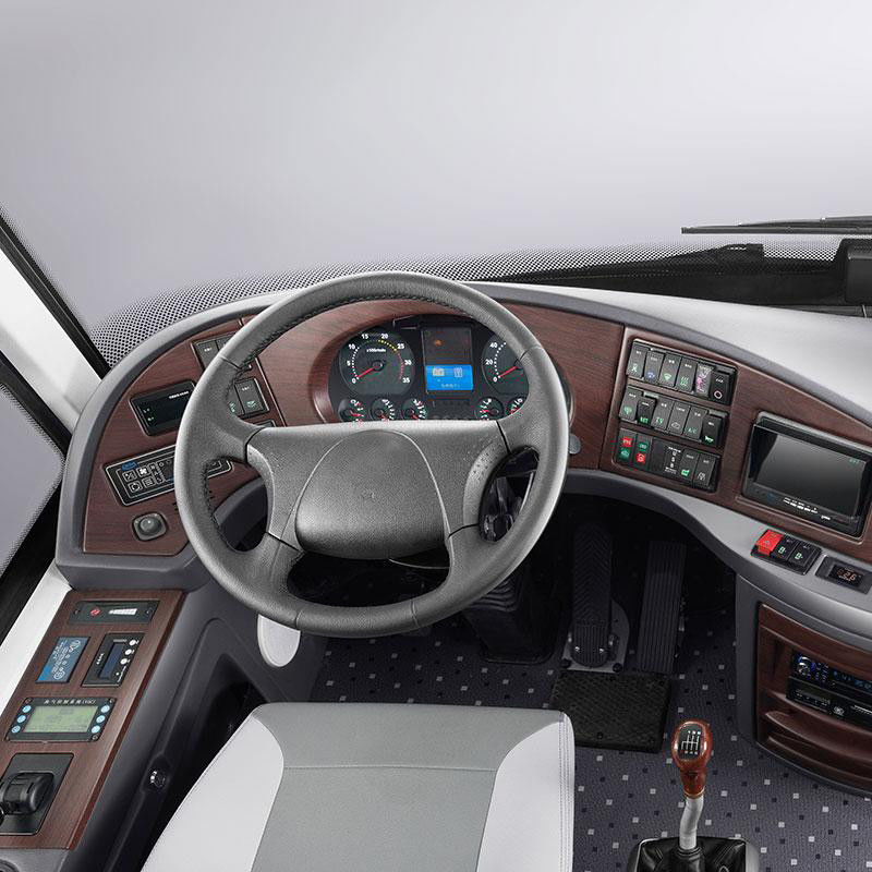 Автобус 10 метров с дизельным двигателем YC6L260-30 и максимальной скоростью до 100 км/ч