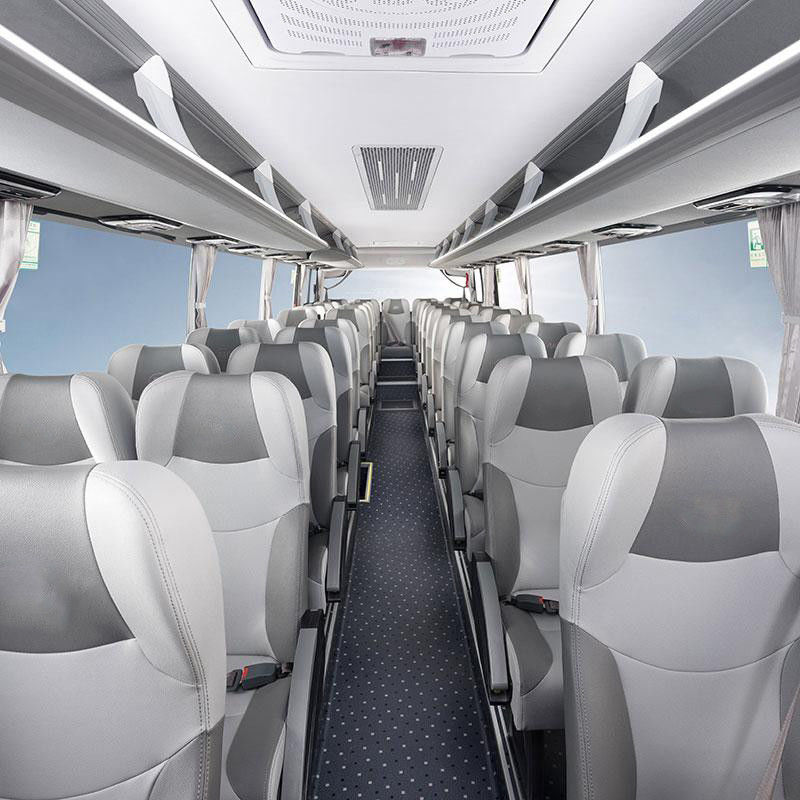 Автобус 10 метров с дизельным двигателем YC6L260-30 и максимальной скоростью до 100 км/ч