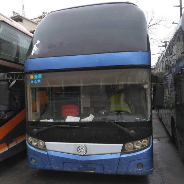 11 метров подержанных двухэтажных автобусов с 60 местами и левым рулем по доступной цене