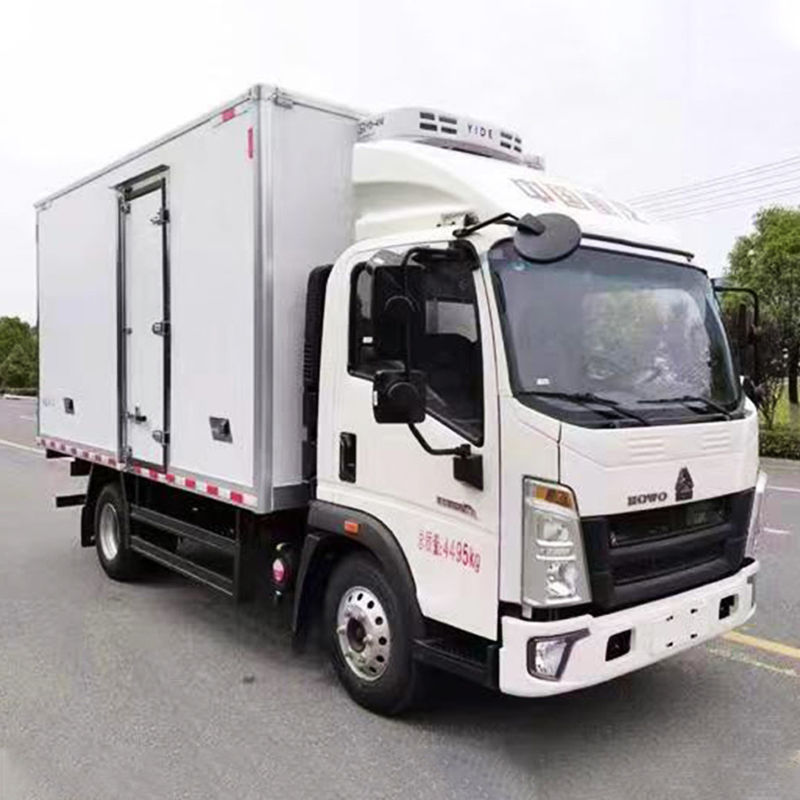 Требование заказчика 130hp 4x2 холодильный грузовик для доставки мороженого и охлаждения пищи