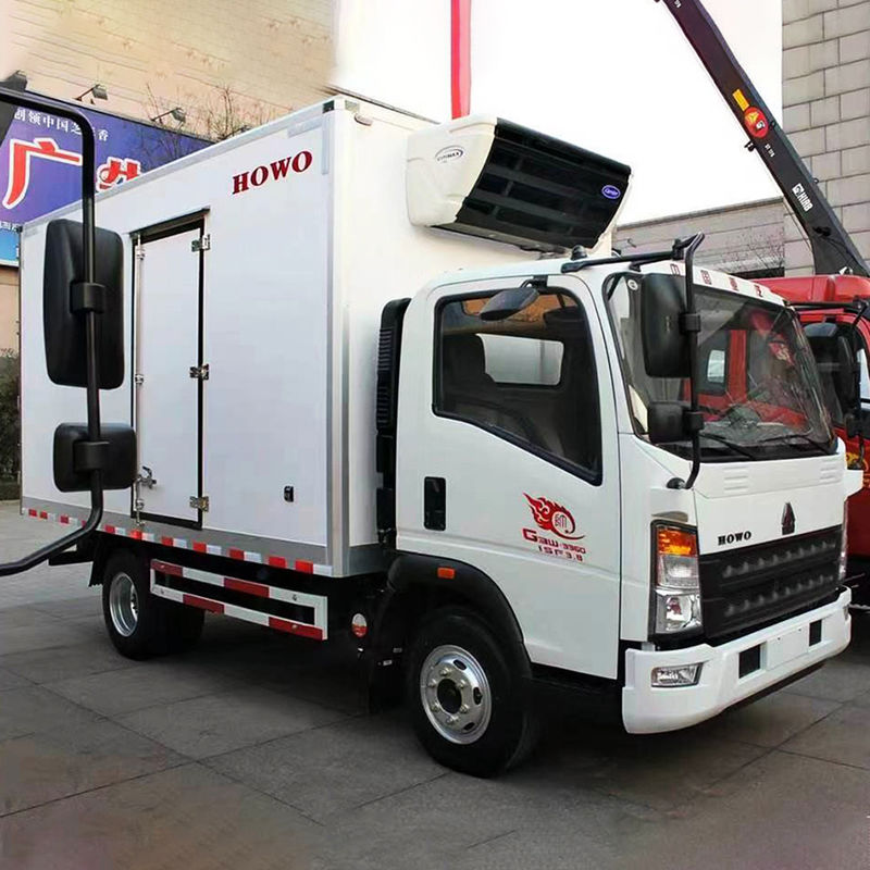 Требование заказчика 130hp 4x2 холодильный грузовик для доставки мороженого и охлаждения пищи