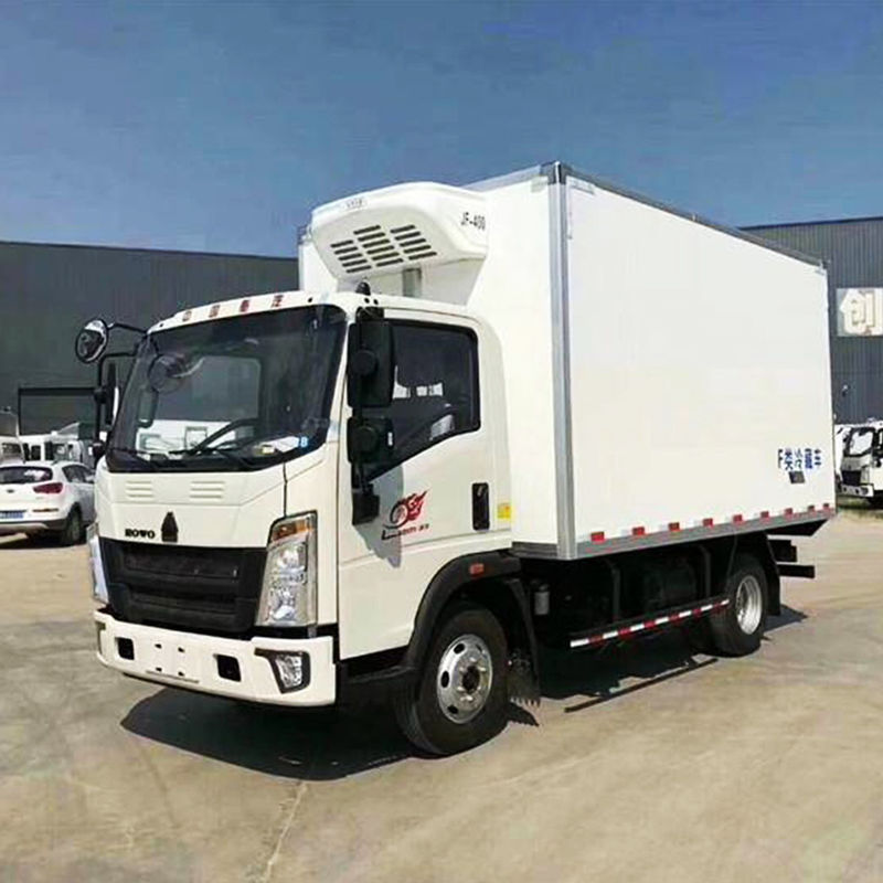 Требование заказчика 130hp 4x2 холодильный грузовик для доставки мороженого и охлаждения пищи