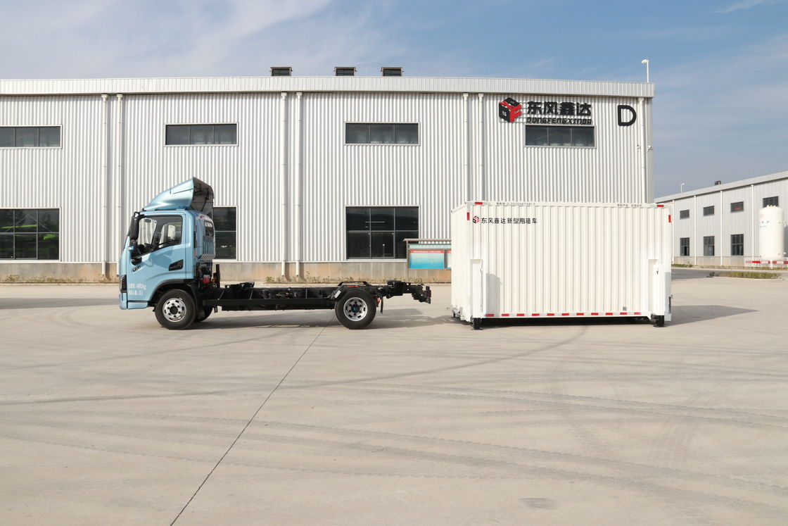 Электрический сухой грузовой фургон с отсоединяемым кузовом для сидения в одном ряду и гидравлических вытяжных машин