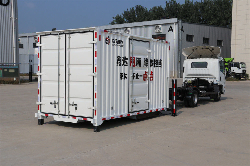 Электрический сухой грузовой фургон с отсоединяемым кузовом для сидения в одном ряду и гидравлических вытяжных машин