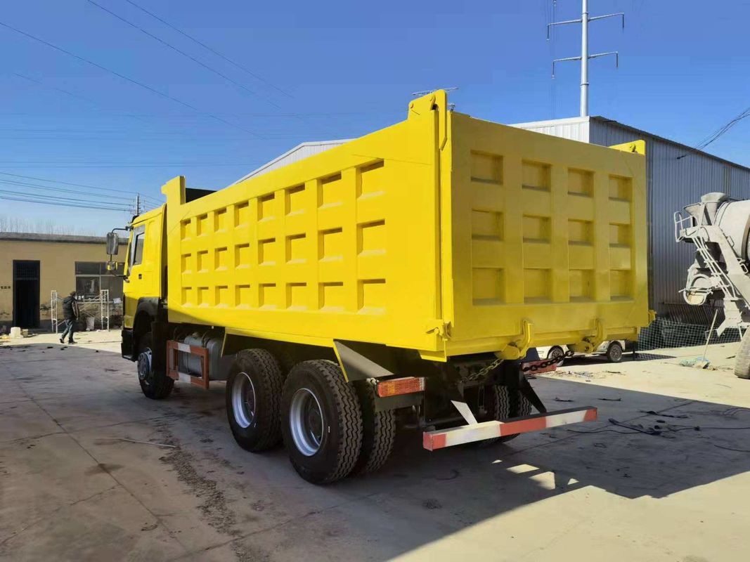 Ремонтированный Sinotruck Howo 6x4 10 Wheeler 371hp Подержанный Tipper Dump Truck Cruise Control Ничего