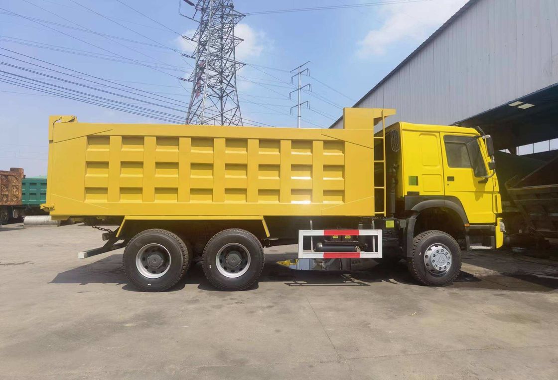 Ремонтированный Sinotruck Howo 6x4 10 Wheeler 371hp Подержанный Tipper Dump Truck Cruise Control Ничего