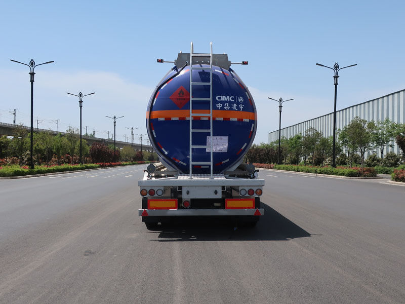 Изоляция 45,5m3 3 оси Горячий жидкий полуприцеп для транспортного средства для транспортировки жидкости