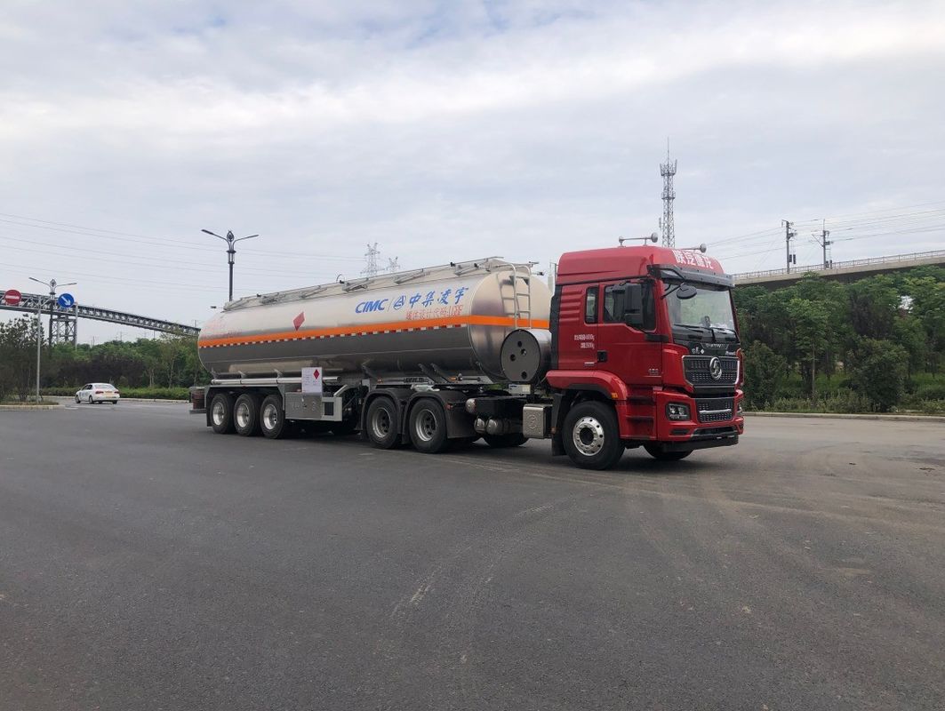 Дизельный танкер из алюминиевого сплава для Африки 44м3 жидкий дизельный полуприцеп бензиновое топливо