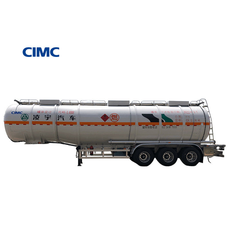 Стальной CIMC LINYU 48000 литровый топливный трейлер для эффективной транспортировки сырой нефти