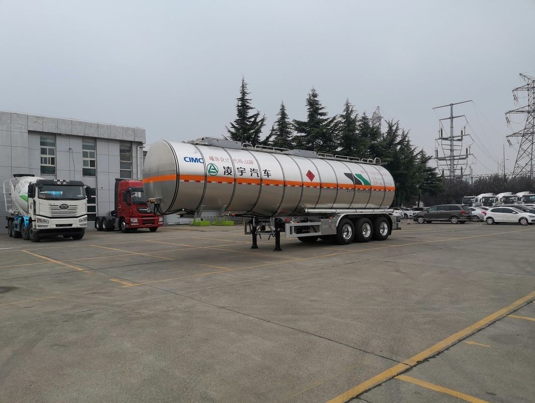 32100/31800 KG Номинальная масса груза CIMC LINYU 8*4 Алюминиевая сплав