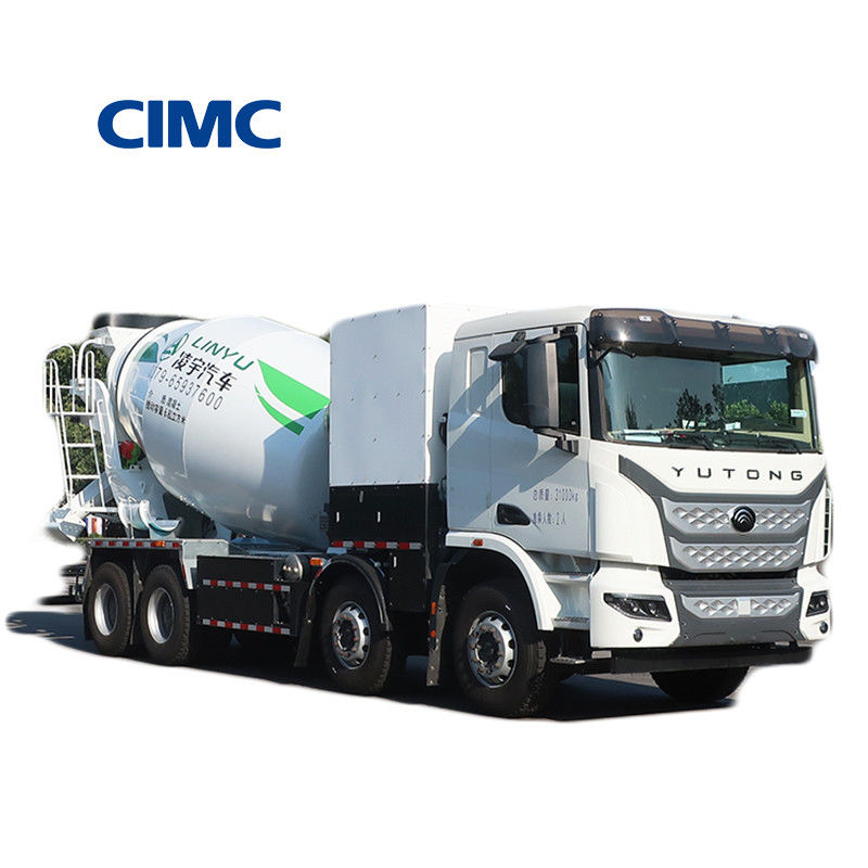 380кВт CIMC LINYU 10 м3 Электрический 8х4 самозагружающийся мобильный бетонный смеситель для смешивания