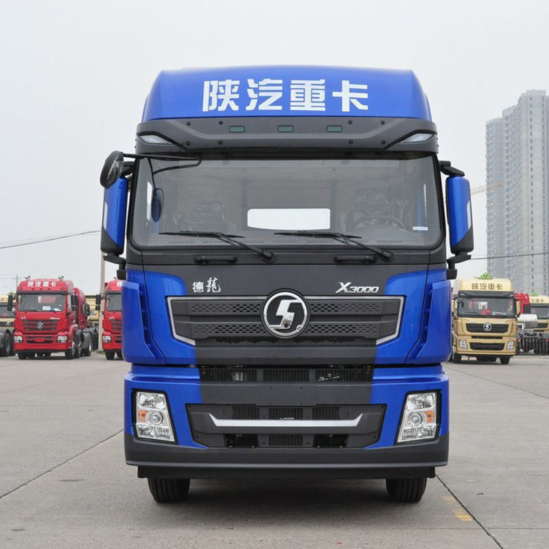 Передняя ось HF9T Shacman 6x4 Прицепный грузовик Голова тракторный грузовик с двигателем Cummins мощностью 500 л.с.