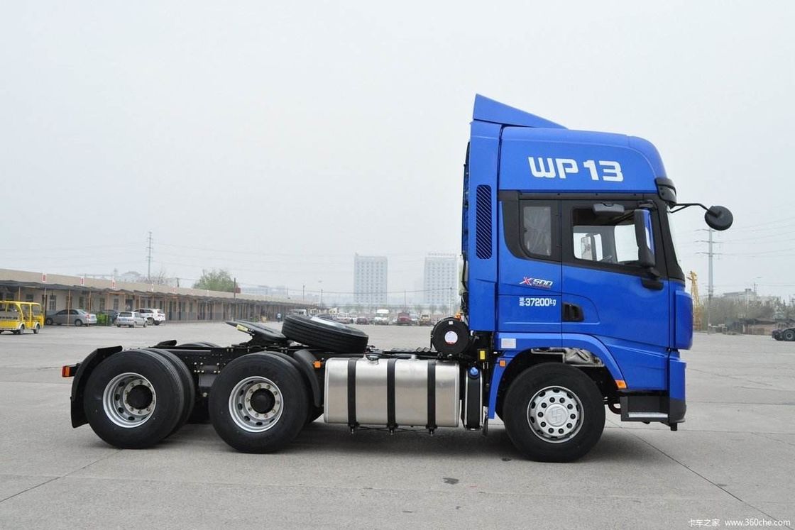 Передняя ось HF9T Shacman 6x4 Прицепный грузовик Голова тракторный грузовик с двигателем Cummins мощностью 500 л.с.