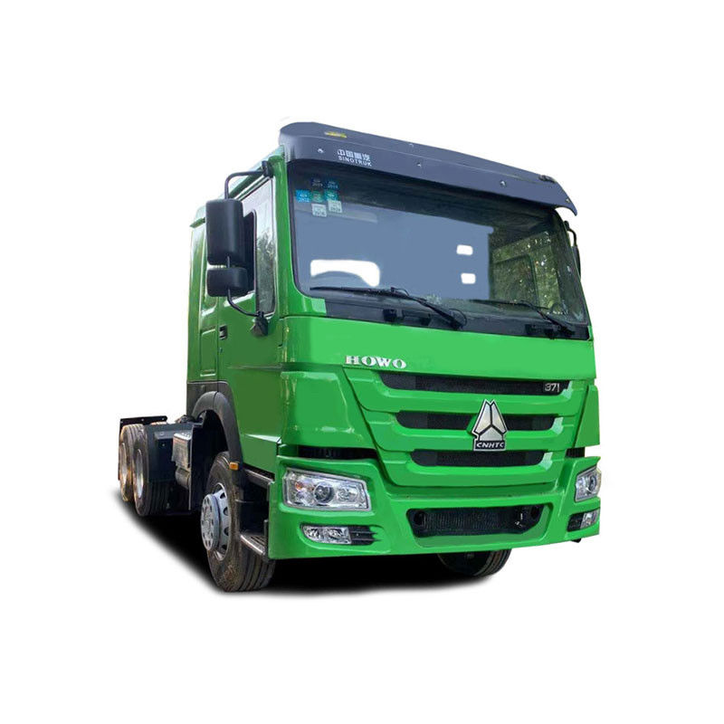 Обычное сиденье водителя Sinotruk Howo 371 Hp Euro 2 Ручной 6X4 Дизельный двигатель голова грузовика