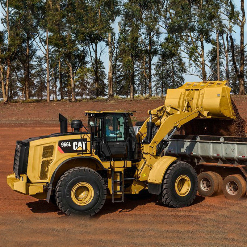 6 тонн Caterpillar 966L Подержанный колесный погрузчик с низким расходом топлива и хорошим состоянием