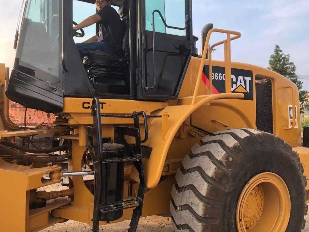 6 тонны Cat 966G передний конец использованные Caterpillar колесные погрузчики в хорошем состоянии оригинальный двигатель