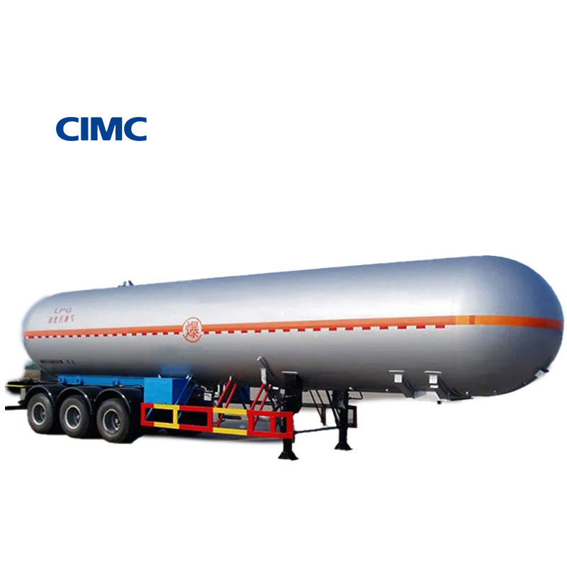 Общая масса около 34000 кг CIMC LINYU LPG Tanker Semi Trailer для транспортировки газа