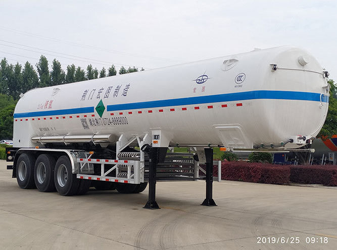 Общая масса около 34000 кг CIMC LINYU LPG Tanker Semi Trailer для транспортировки газа