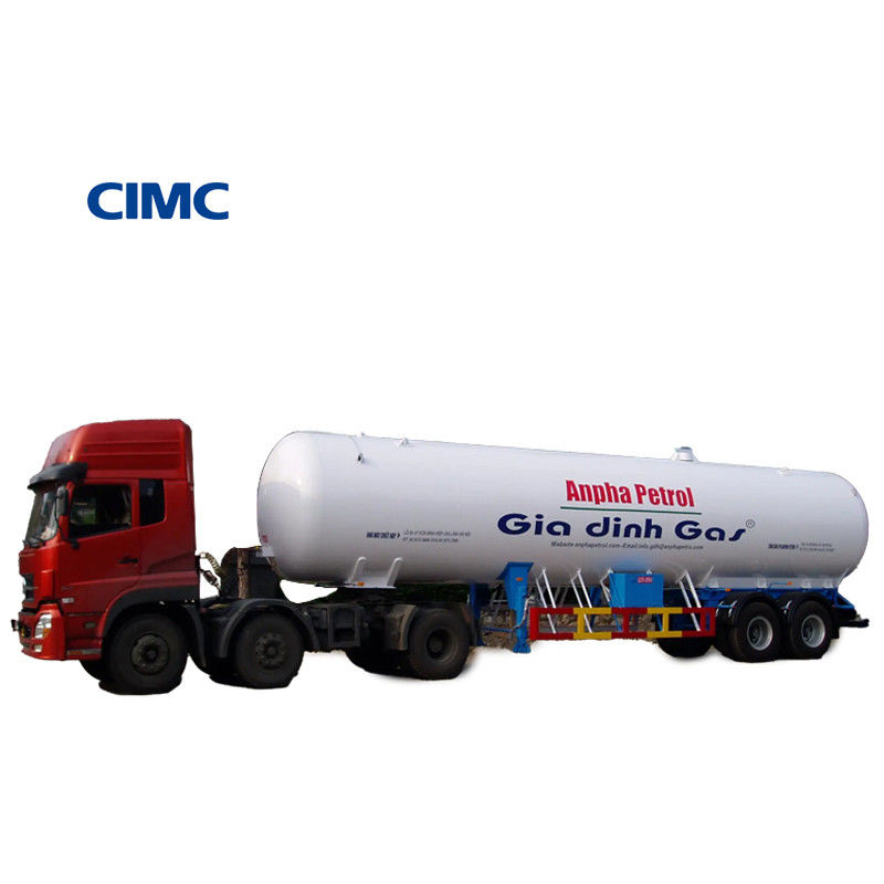 CIMC LINYU 50m3 СПГ танкер полуприцеп для транспортировки газа грузовик грузовик прицеп -20/50C