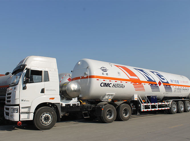 CIMC LINYU 50m3 СПГ танкер полуприцеп для транспортировки газа грузовик грузовик прицеп -20/50C